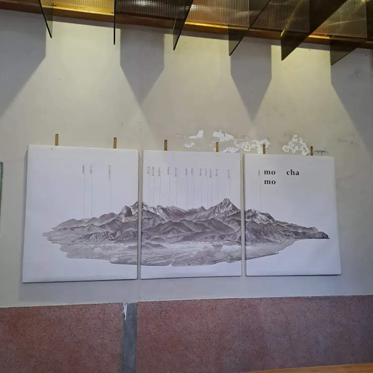 店內的台灣地圖