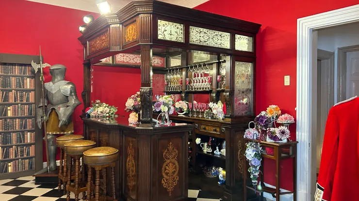 北野外國人俱樂部一樓的豪華吧台