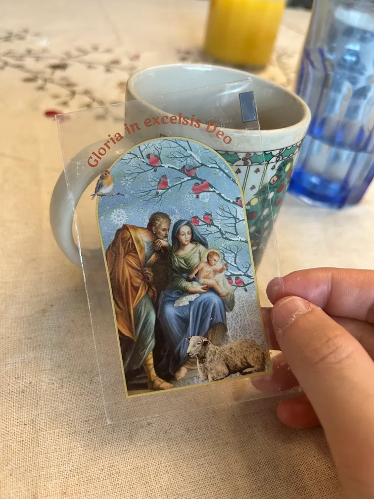 聖誕薄餅乾 Oplatek,吃起來有點像米紙