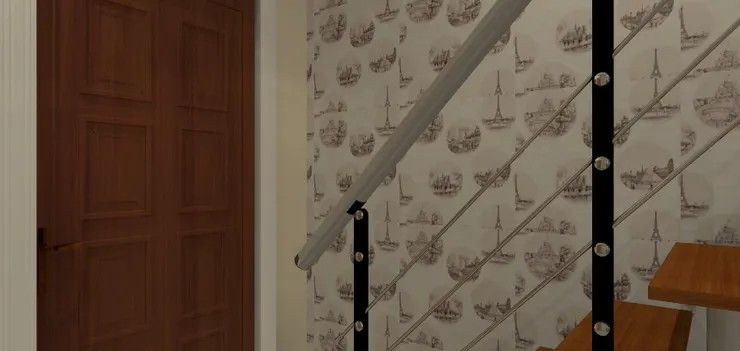 一回家便可直上樓梯去睡覺了。