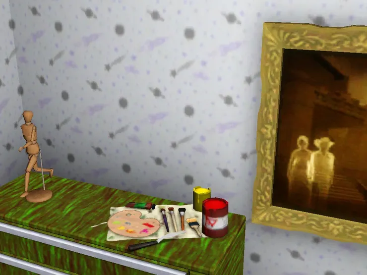 繪畫的顏料和用品就是這麼髒。