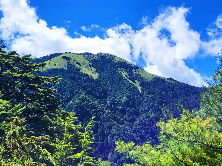 ▲雪山西峰，又名博可爾山。