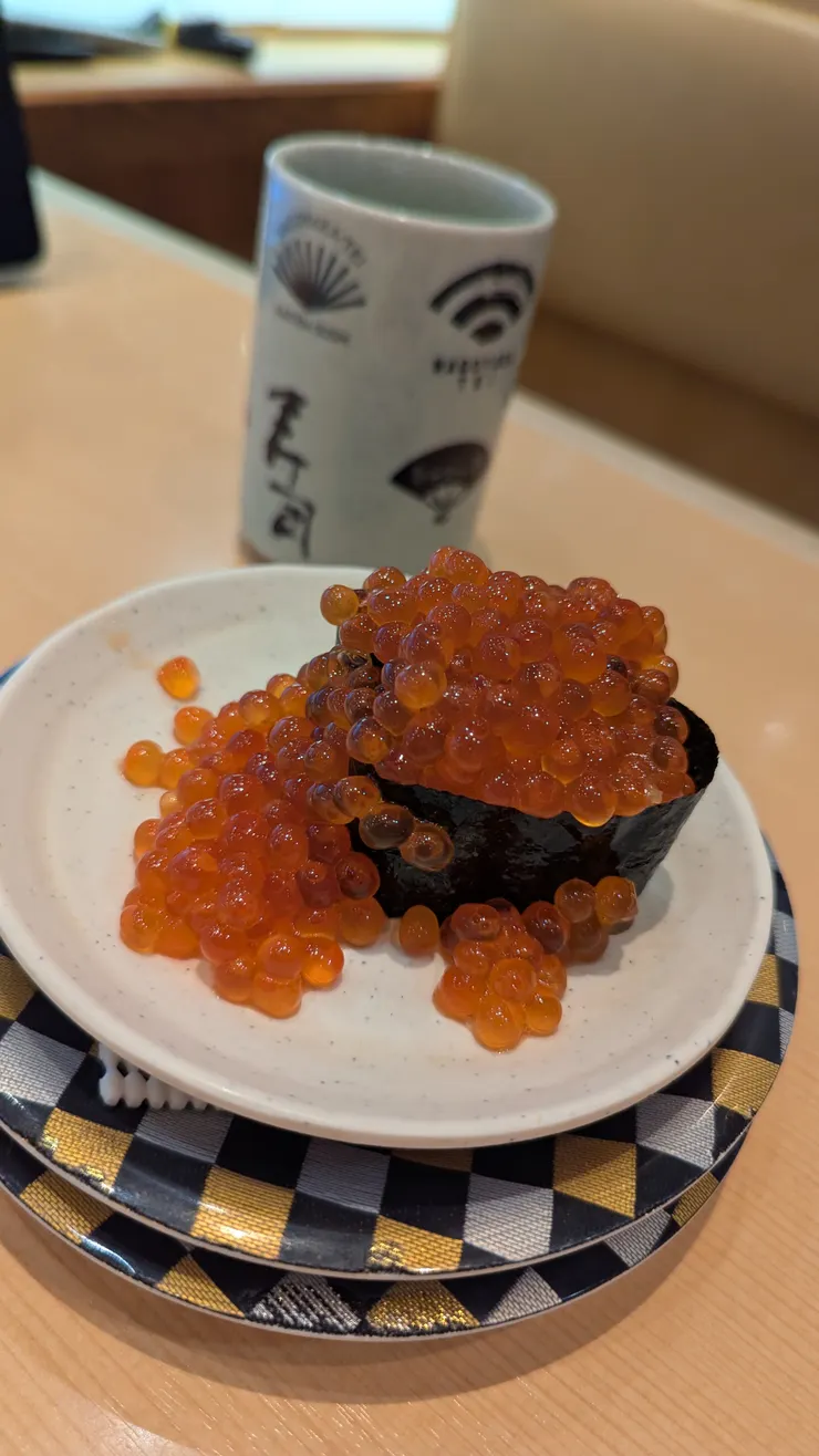 鮭魚卵滿出來的軍艦