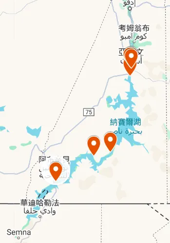 10個古蹟的位置圖