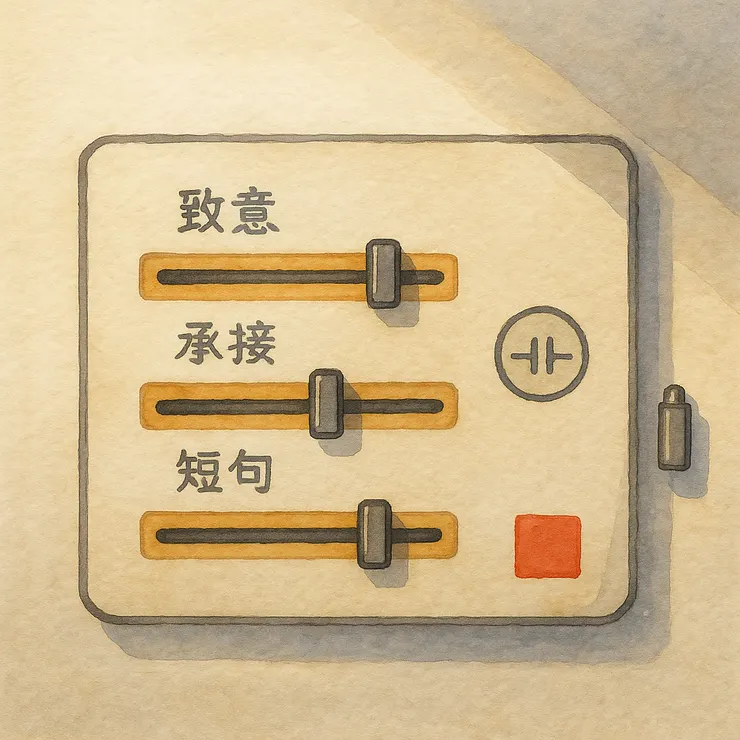 步驟依序,訊號清潔。