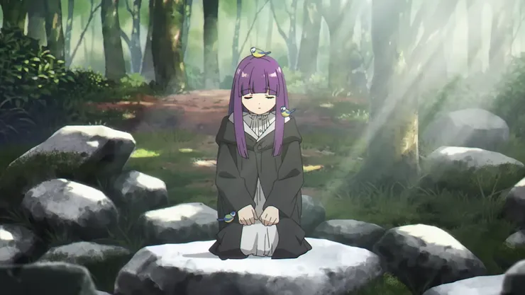 深山中靜坐的費倫