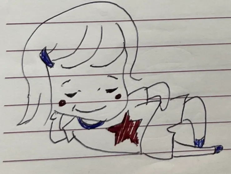 被我畫出年紀的小女孩