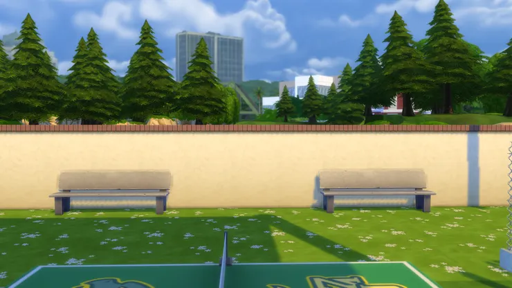 打乒乓球打得累，也方便坐下來休息，休息夠再戰！