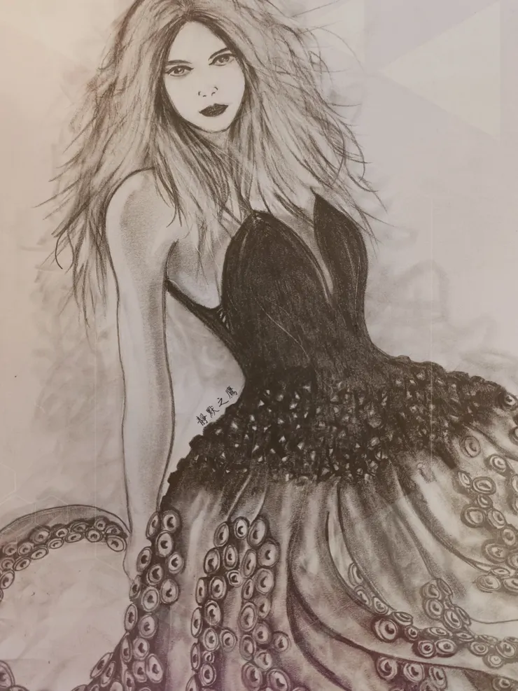 莎曼珊與大章魚怪的意象圖