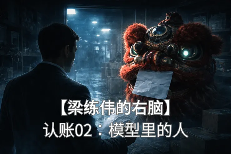 梁练伟的右脑认账02封面 仓库对峙旧狮头