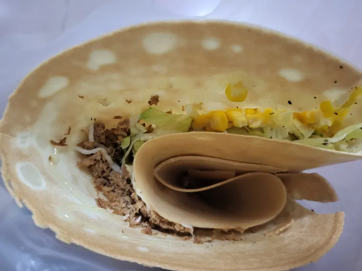 這是玉米鮪魚的口味