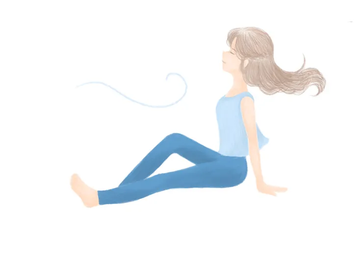 感受涼風的吹拂