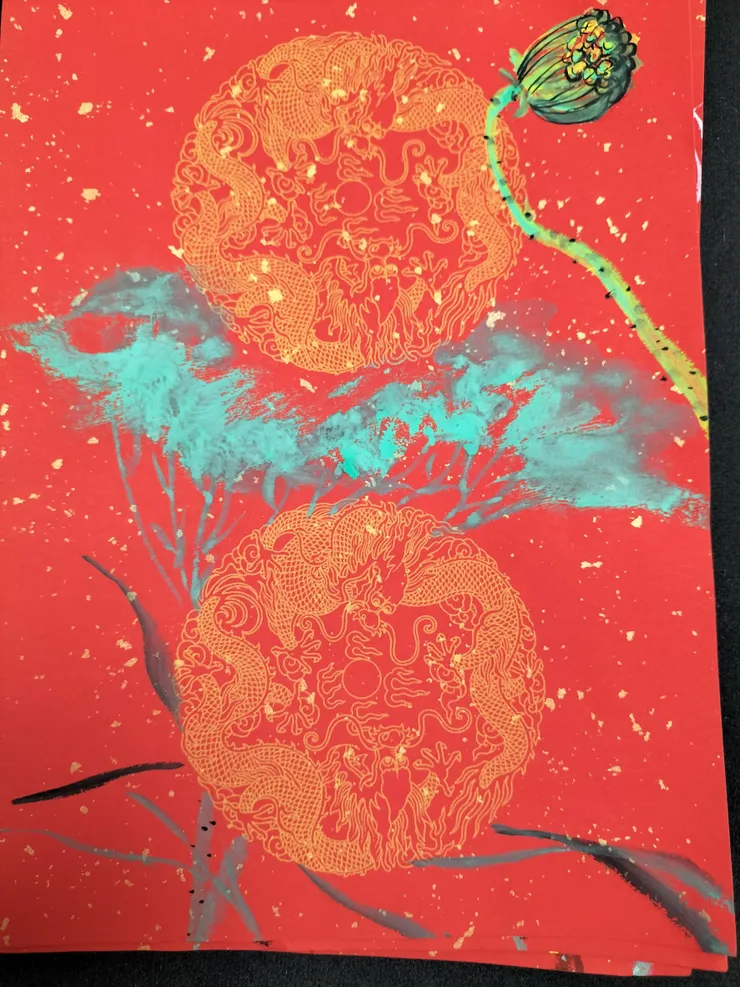 蓮1/國畫/Mingling畫