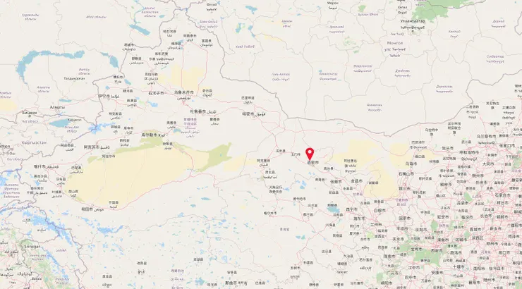新城古墓群位置 |&nbsp;Open Street Map