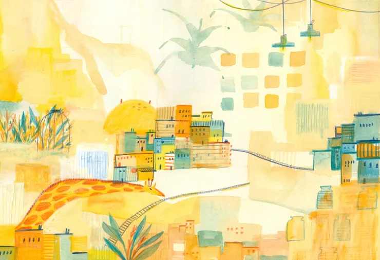 cincin在小日子的展覽《後冒險 Post-Adventure 插畫展》的主視覺