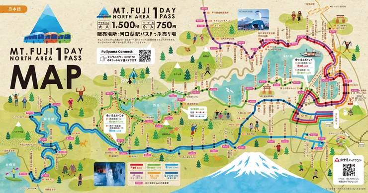 路線圖截自:富士急行巴士官網