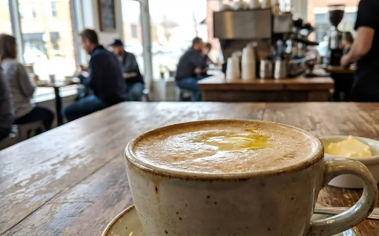 防彈咖啡示意圖