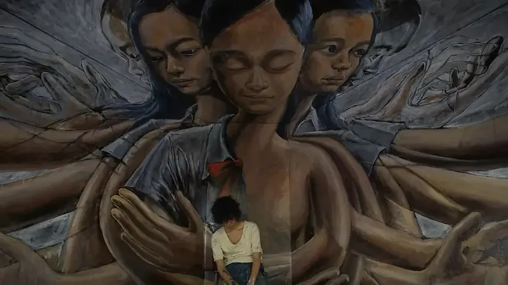 《衛生間的聖母像》(Pieta in the Toilet) 2015