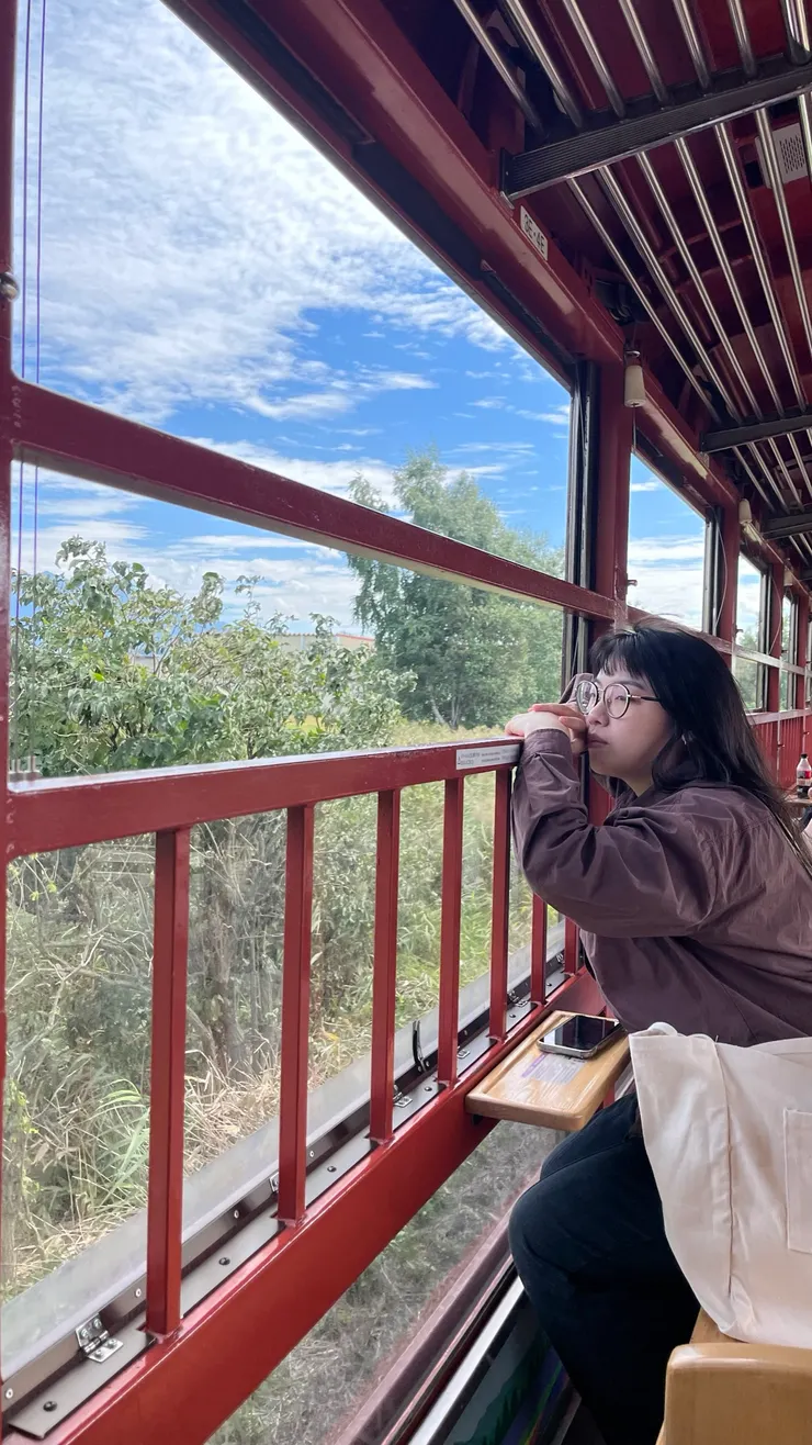 北海道田園風光就這樣簡單盡收眼底。