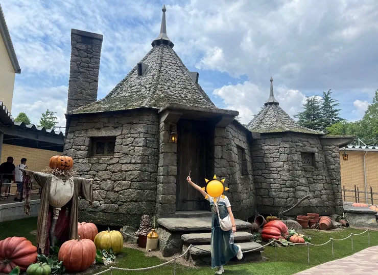 海格的小屋🛖想說都帶魔杖來了就跟海格小屋拍一下好了