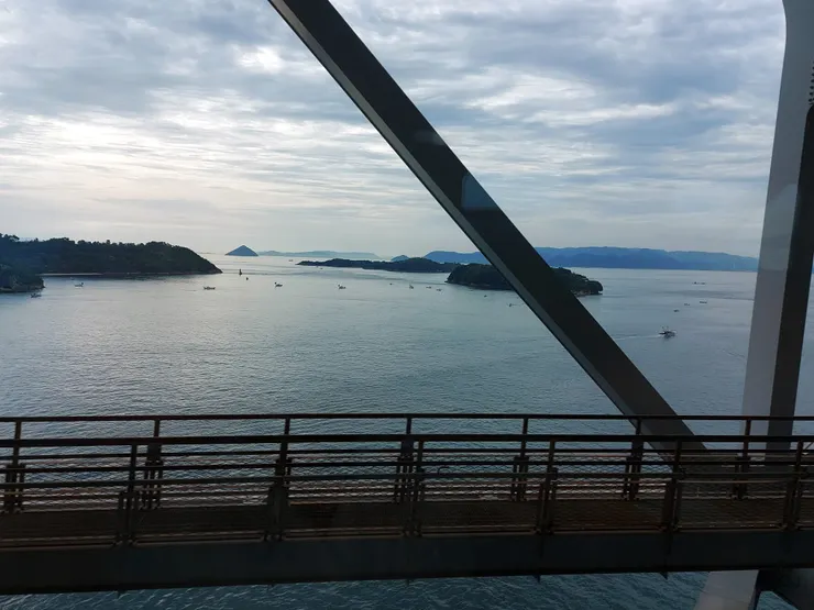 由瀨戶大橋拍攝瀨戶內海