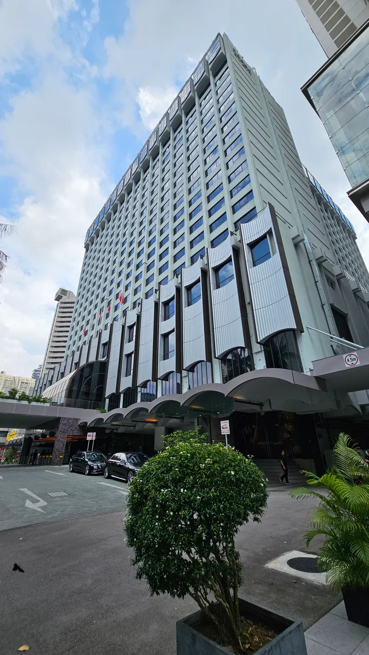 新加坡君悅酒店的外觀!