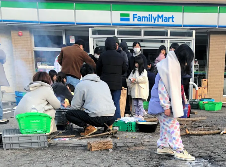 停電、沒油、戶外水源也結冰了