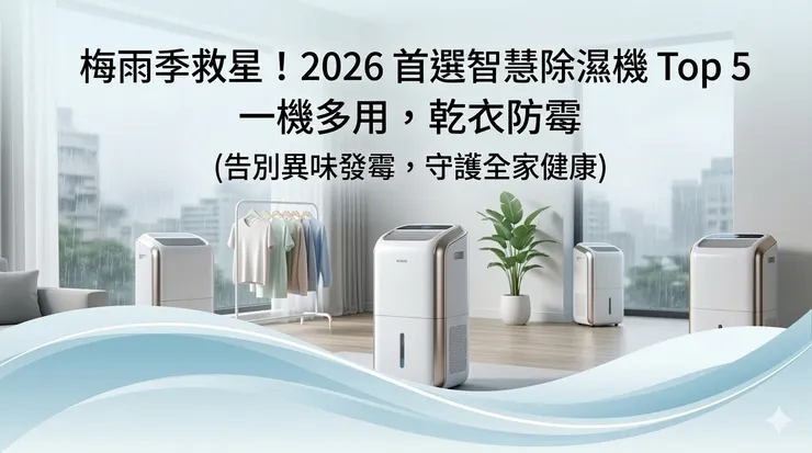 五大「一機多用」智慧除濕機推薦