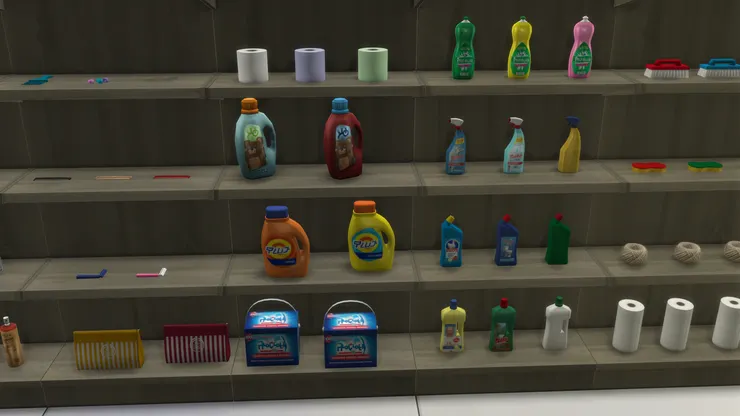 然後是洗手間用品。