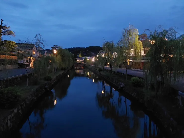 夜晚的倉敷美觀地區