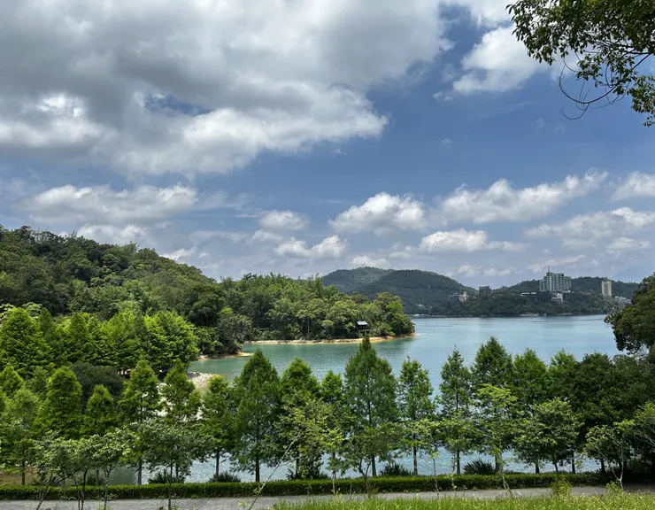 日月潭向山遊客中心 景色