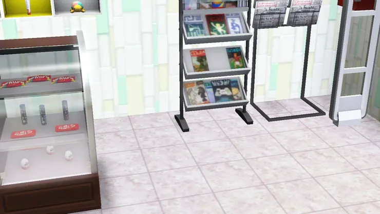 報章雜誌架通常放在收銀處，很多人一拿付錢便走。