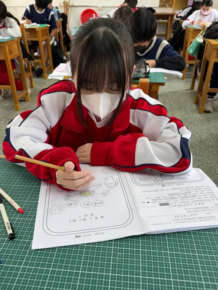持續帶著七年級的孩子在圖表裡找到生活的紀錄