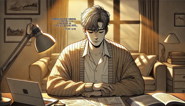 世界還在吵,但他開始學著安靜地整理自己。