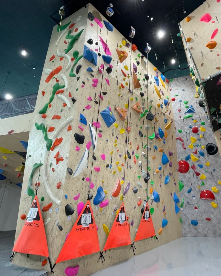 自動確保器「標示旗」示意圖,非案發岩館