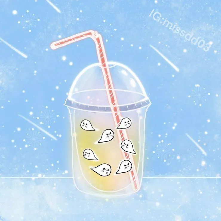 可愛的鬼鬼飲，來一杯嗎？