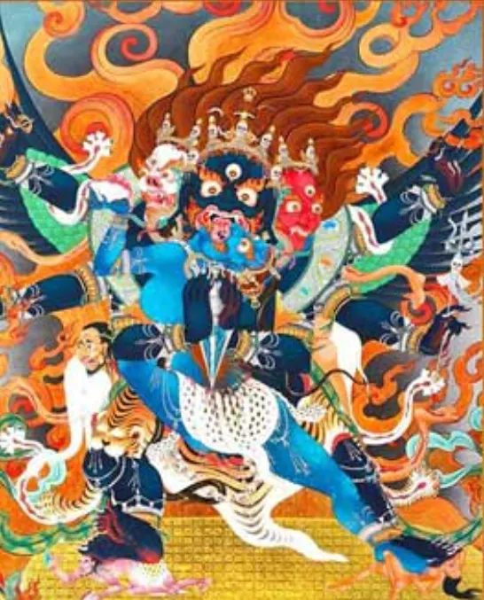 普巴金剛示現—護家宅平安