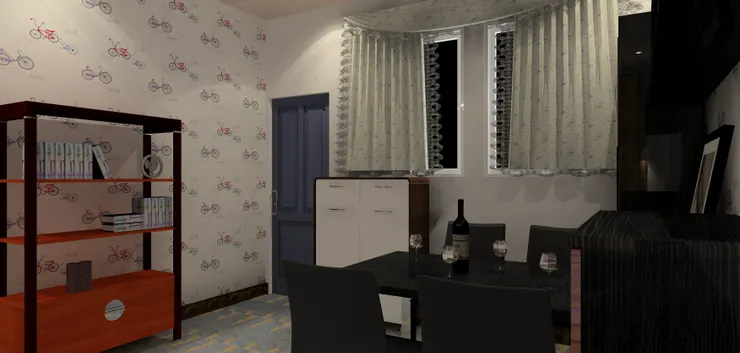 這樣也避免屋外人能直視室內的情況，我覺得比較有私隱。