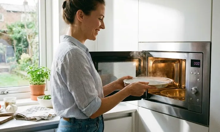 微波烤箱是意圖