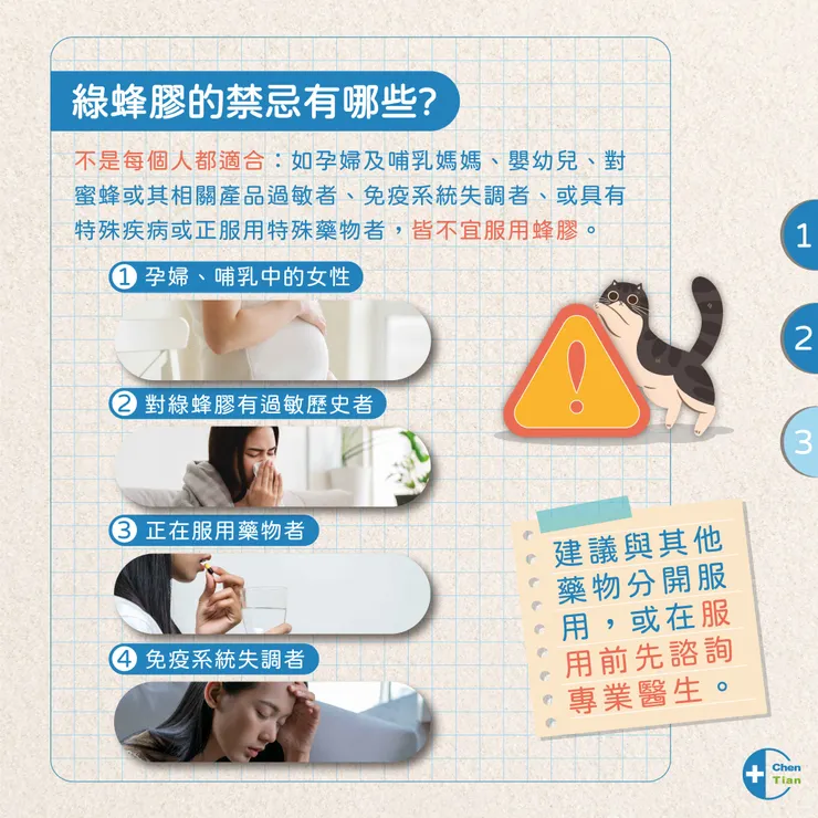 不適合使用蜂膠的6族群