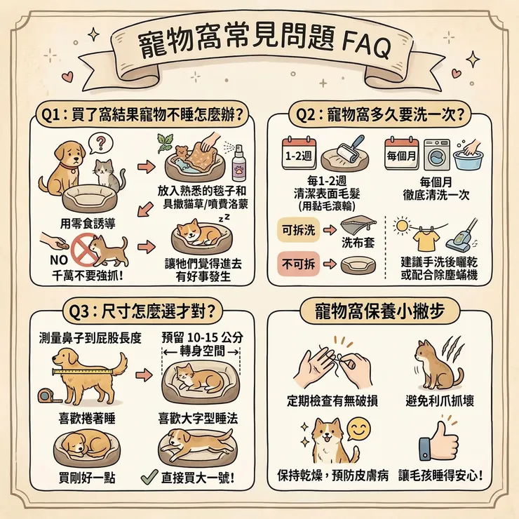 寵物窩常見問題FAQ