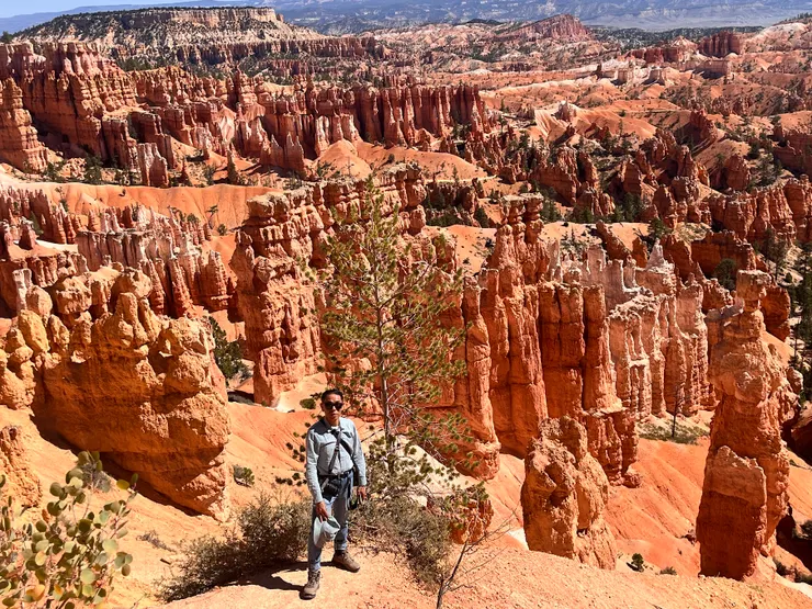 砂岩在秋冬極低溫時, 雨水滲入結冰膨脹造成崩解, 天然雕刻成各種外形石柱。