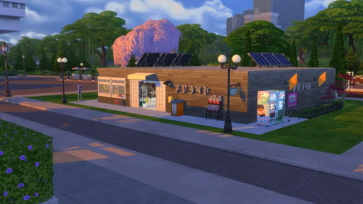 平凡的社區、樸實無華的超市,象徵著普通百姓的生活。