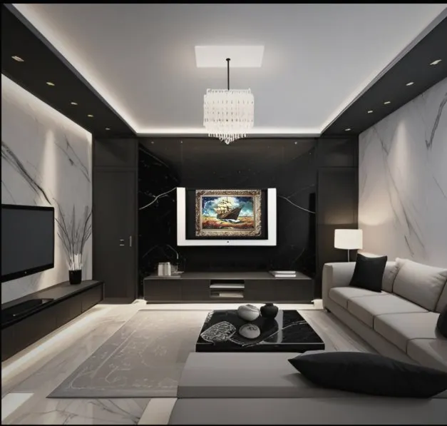 道格住宅的客廳