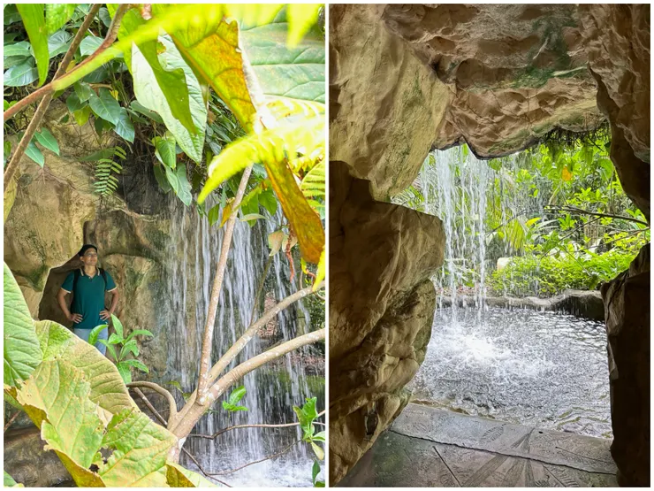 兒童園區內的小小瀑布區