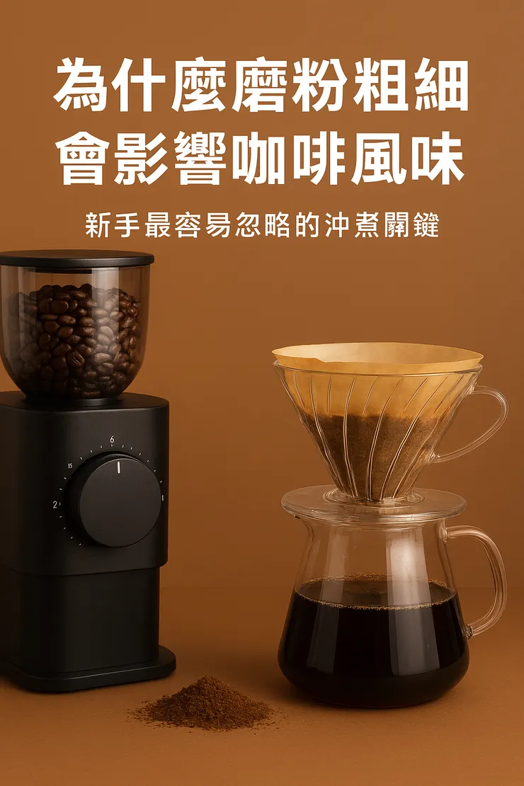 為什麼磨粉粗細會影響咖啡風味? ——新手最容易忽略的沖煮關鍵