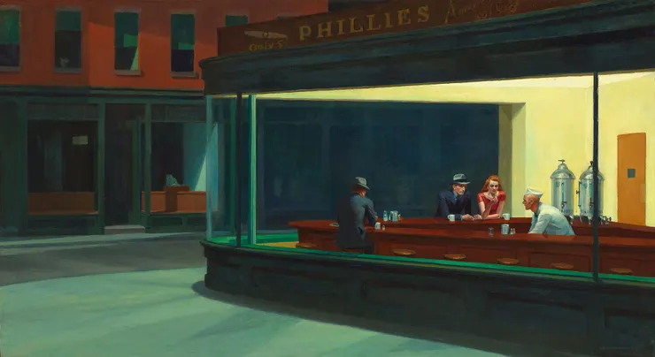 Nighthawks (Hopper，1942)