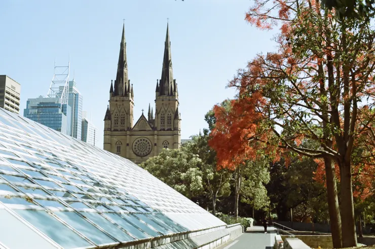 走去教堂的路上