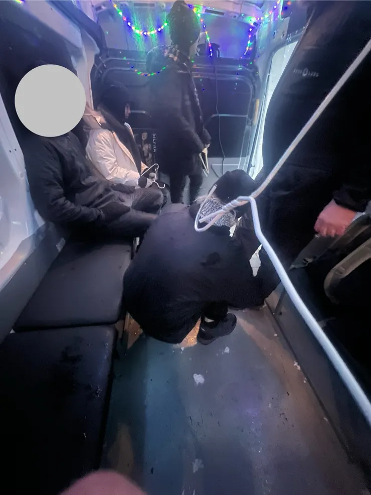 換衣車内十分和暖