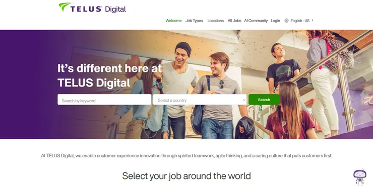 有興趣的朋友可以到［TELUS 官網］查找職缺